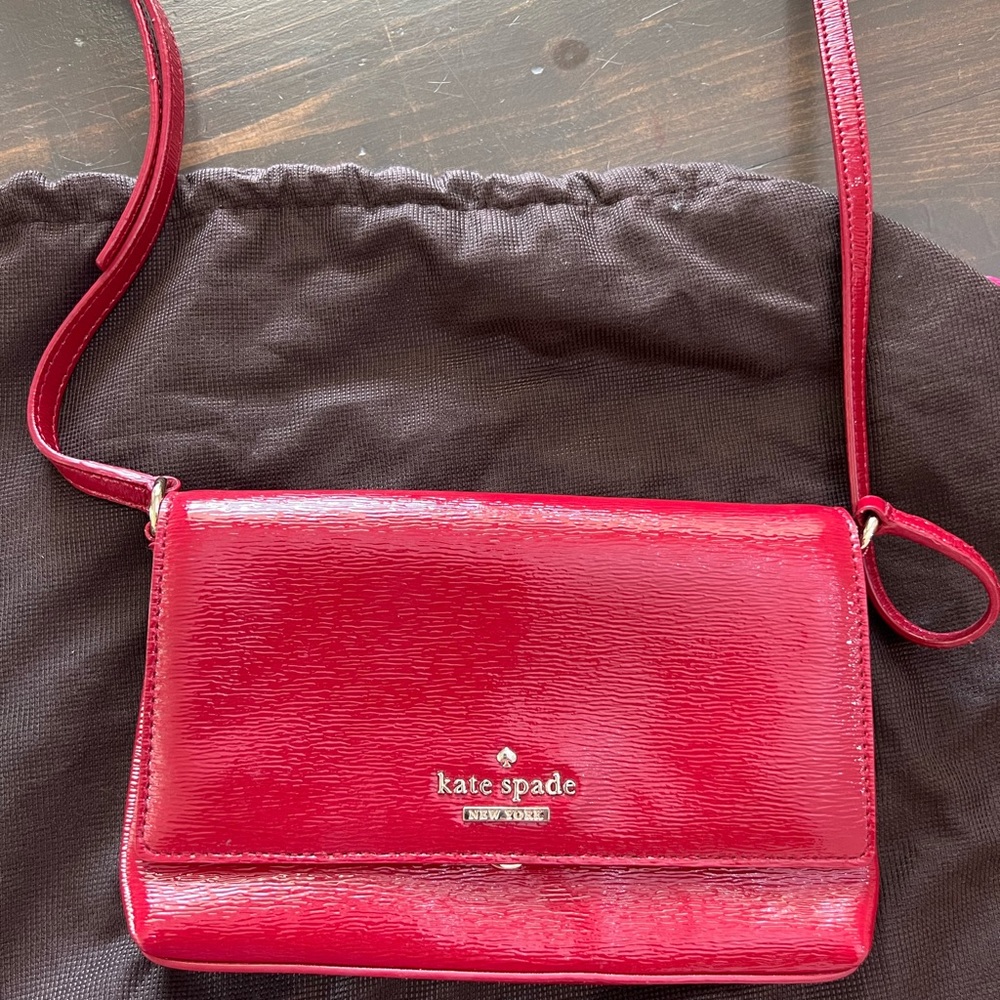Red small Kate Spade purse